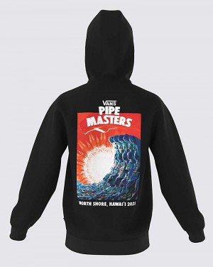 Vans 2023 Pipe Masters Poster Pullover Women Hoodie Black | SA1-9099