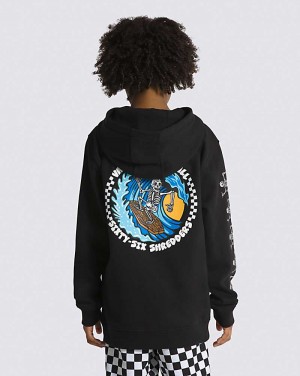 Vans 66 Shredders Pullover Kids' Hoodie Black | ZK1-8500