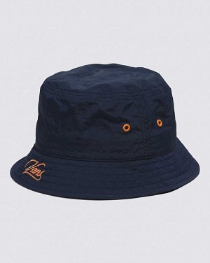 Vans Academy Bucket Men Hats Blue | ER1-4200