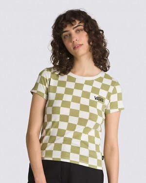 Vans Amstone Mini Women T Shirts Green Olive | XY1-8526