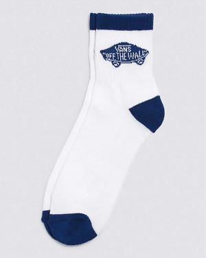 Vans Art Half Crew Men Socks Blue | JZ1-1052