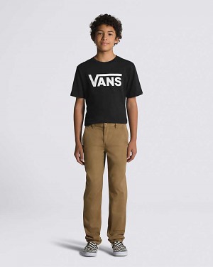 Vans Authentic Chino Kids' Pants Khaki | YS1-7736