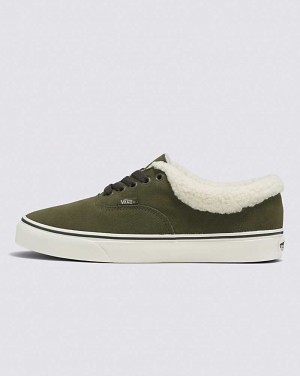 Vans Authentic Sherpa Shoe Men Sneakers Green | BI1-0106