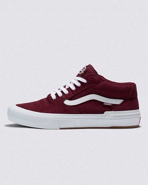 Vans BMX Style 114 Shoe Men Sneakers Dark Red | LF1-6657