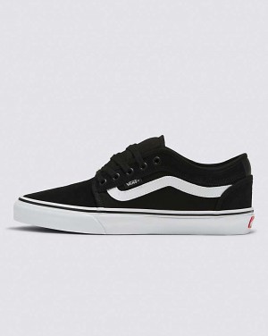 Vans Chukka Low Sidestripe Women Sneakers Black / White | WS1-6446