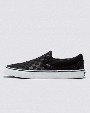 Vans Classic Checkerboard Slip-On Shoe Men Slip On Shoes Black / Black | OJ1-4077