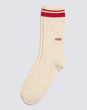 Vans Classic Crew Men Socks White | VJ1-8685