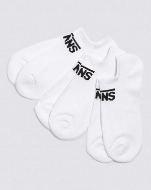 Vans Classic Kick 3-Pack Kids' Socks White | QA1-0995