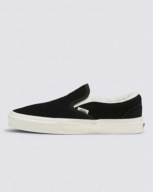 Vans Classic Slip-On Cozy Hug Shoe Men Slip On Shoes Black | EB1-1845