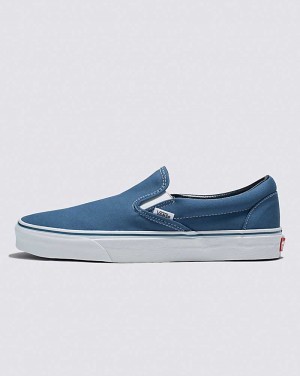 Vans Classic Slip-On Navy Classics Shoe Men Slip On Shoes Navy | NE1-1781