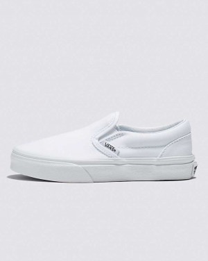 Vans Classic Slip-On Shoe Kids' Slip On Shoes White | PG1-2898