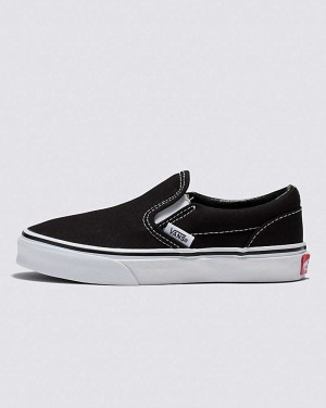 Vans Classic Slip-On Shoe Kids' Slip On Shoes Black / White | AE1-0301