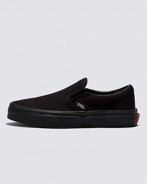 Vans Classic Slip-On Shoe Kids' Slip On Shoes Black / Black | PL1-3405