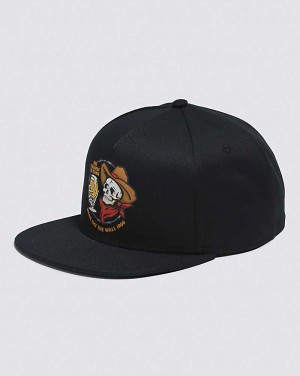 Vans Coldest In Town Snapback Men Hats Black | VP1-4521