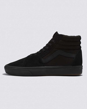 Vans ComfyCush SK8-Hi Shoe Men High Top Sneakers Black / Black | NM1-3799