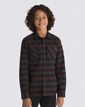 Vans Conway Flannel Kids' Shirts Black | DL1-5146