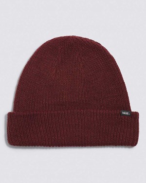 Vans Core Basics Men Beanie Dark Red | LG1-6738