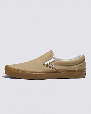 Vans Customs Cornstalk Slip-On Wide Women Slip On Shoes Khaki | WG1-0530