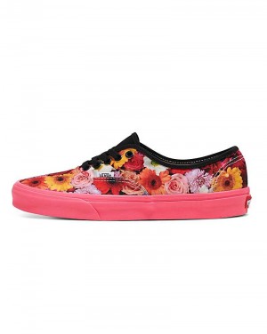 Vans Customs Library Flowers Authentic Shoe Women Sneakers Rose / Multicolor | WD1-8187