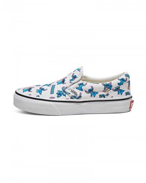 Vans Customs Lilo & Stitch Slip-On Shoe Kids' Slip On Shoes White / Multicolor | RG1-1350