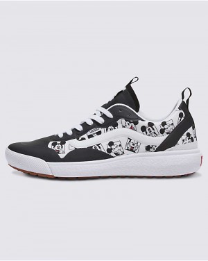 Vans Customs Mickey UltraRange EXO Shoe Men Casual Shoes Black / White | AV1-5691