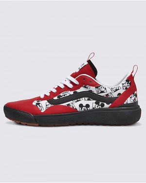 Vans Customs Mickey UltraRange EXO Shoe Men Casual Shoes Red | AJ1-9666