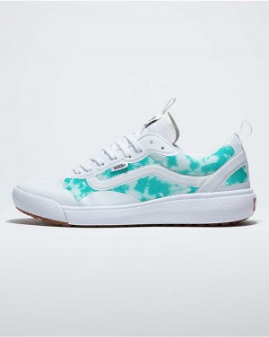 Vans Customs Teal Acid Wash UltraRange EXO Men Casual Shoes White / Green | BJ1-4790