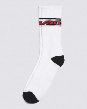 Vans Dusk Downer Crew Men Socks White / Black | BI1-8690