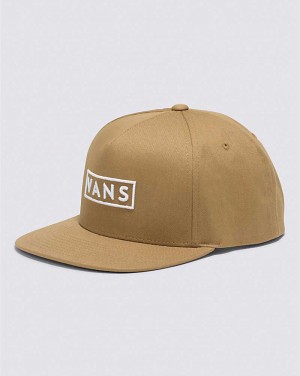 Vans Easy Box Snapback Men Hats Yellow | MB1-1905