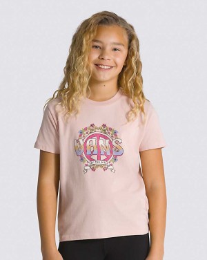 Vans Farewell Tour Crew Kids' T Shirts Rose | YL1-1013