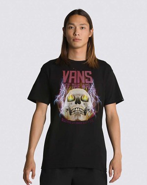 Vans Fever Men T Shirts Black | LN1-2239