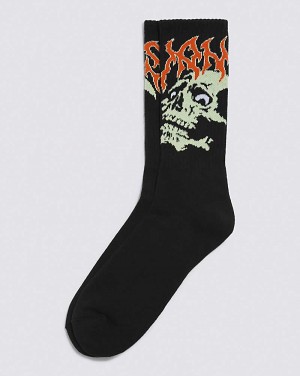 Vans Halloween Crew Men Socks Black | RW1-4399