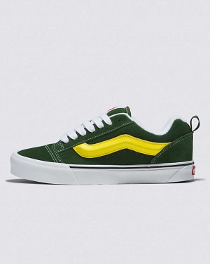 Vans Knu Skool Shoe Men Sneakers Green / White | VT1-2775