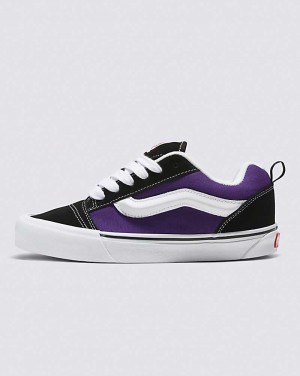 Vans Knu Skool Shoe Women Sneakers Black / Purple | LC1-9743