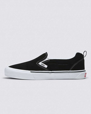 Vans Knu Slip Shoe Women Slip On Shoes Black / White | HM1-2243