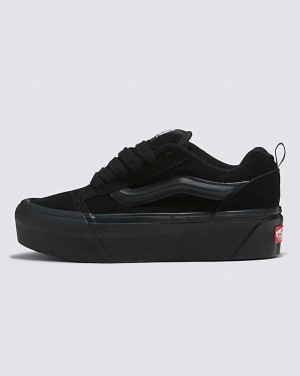 Vans Knu Stack Shoe Women Platform Shoes Black / Black | KJ1-6132