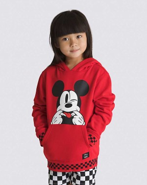 Vans Little Kids Funhouse 100 Pullover Kids' Hoodie Red | IO1-0103