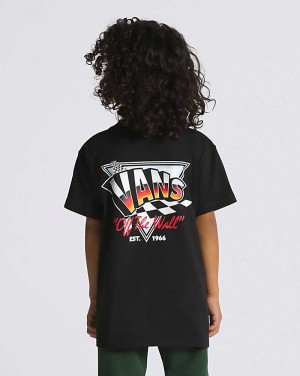 Vans Little Kids Hole Shot Kids' T Shirts Black | VT1-9958