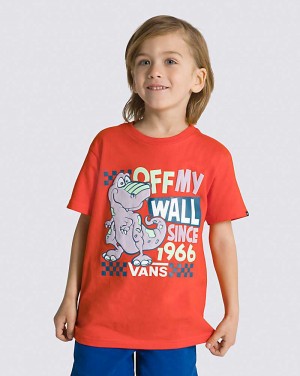 Vans Little Kids Off My Wall Kids' T Shirts Orange | KY1-7621