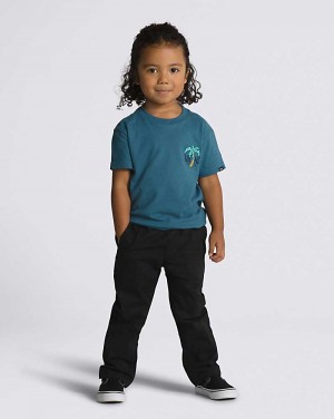 Vans Little Kids Range Elastic Waist Kids' Pants Black | YB1-7750