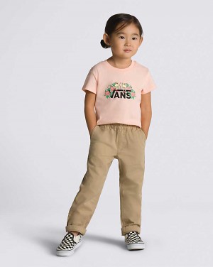 Vans Little Kids Range Elastic Waist Kids' Pants Khaki | OW1-8087