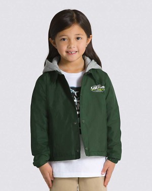 Vans Little Kids Riley Jacket Kids' Jackets Green | BL1-9690