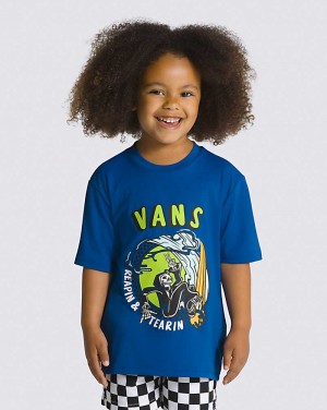 Vans Little Kids Sun Kids' Shirts Blue | DI1-5117