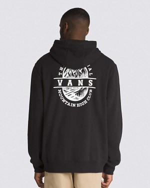 Vans Mountain High Full Zip Men Hoodie Black | MH1-8607