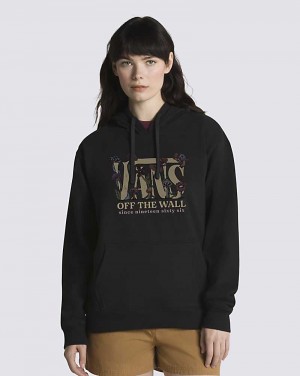 Vans Mushy Rooms Pullover Women Hoodie Black | QS1-5195