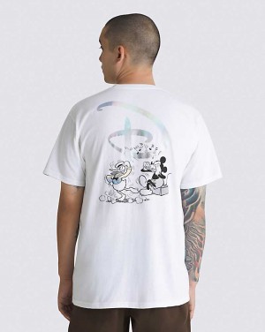 Vans Music Box Men T Shirts White | HG1-0345