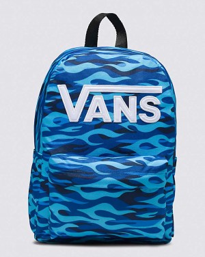 Vans New Skool Women Backpacks Blue / Black | AE1-6658