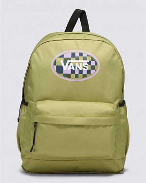 Vans New Varsity Sporty Realm Plus Women Backpacks Green Olive | UP1-9846