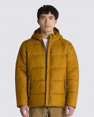 Vans Norris MTE-1 Puffer Jacket Men Jackets Gold Brown | KZ1-8166