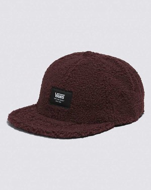 Vans Off The Wall Jockey Men Hats Dark Red | KY1-5966